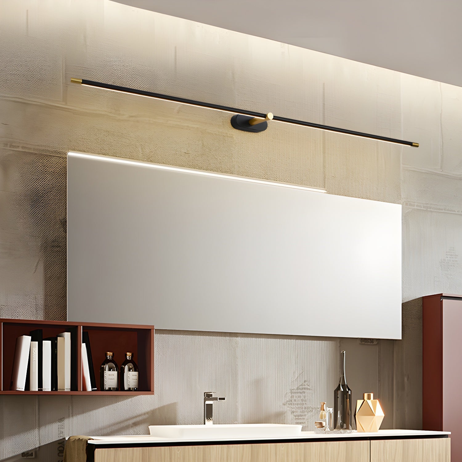 Minimalist Linear Rechargeable Wall Lamp - Blowlighting