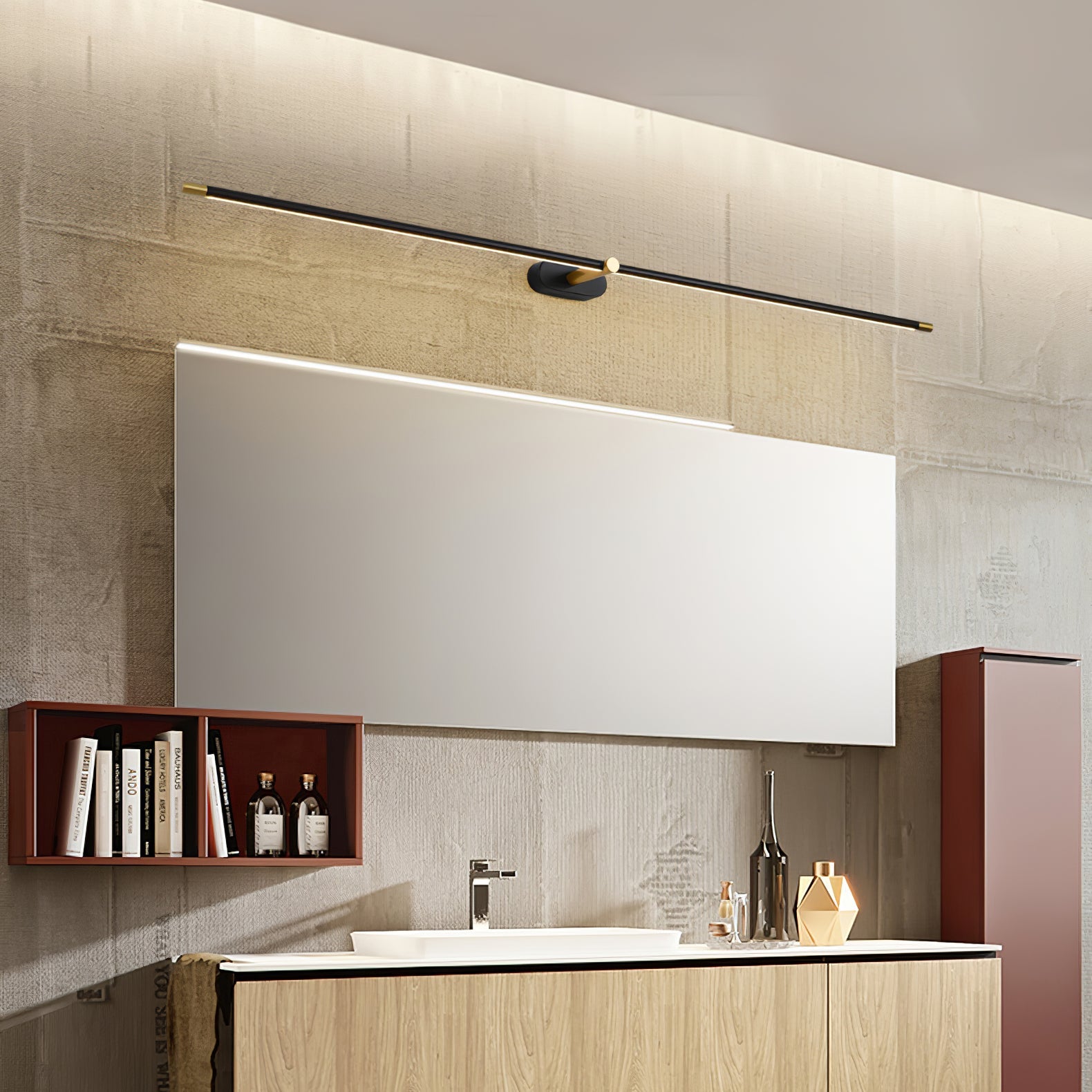 Minimalist Linear Rechargeable Wall Lamp - Blowlighting
