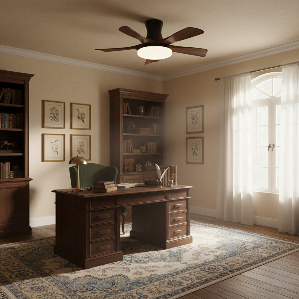 Minka Minimalist ABS Ceiling Fan Light