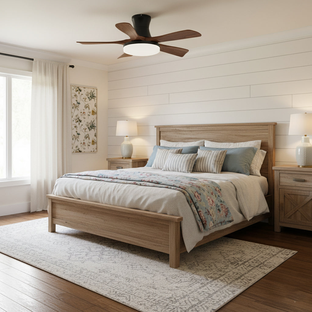 Minka Minimalist ABS Ceiling Fan Light