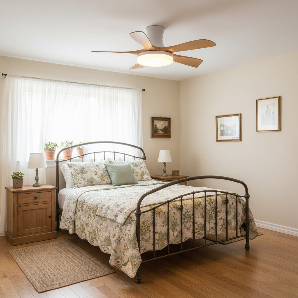 Minka Minimalist ABS Ceiling Fan Light