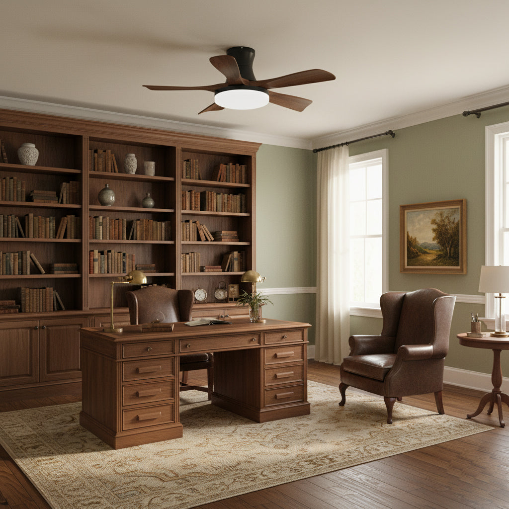 Minka Minimalist ABS Ceiling Fan Light