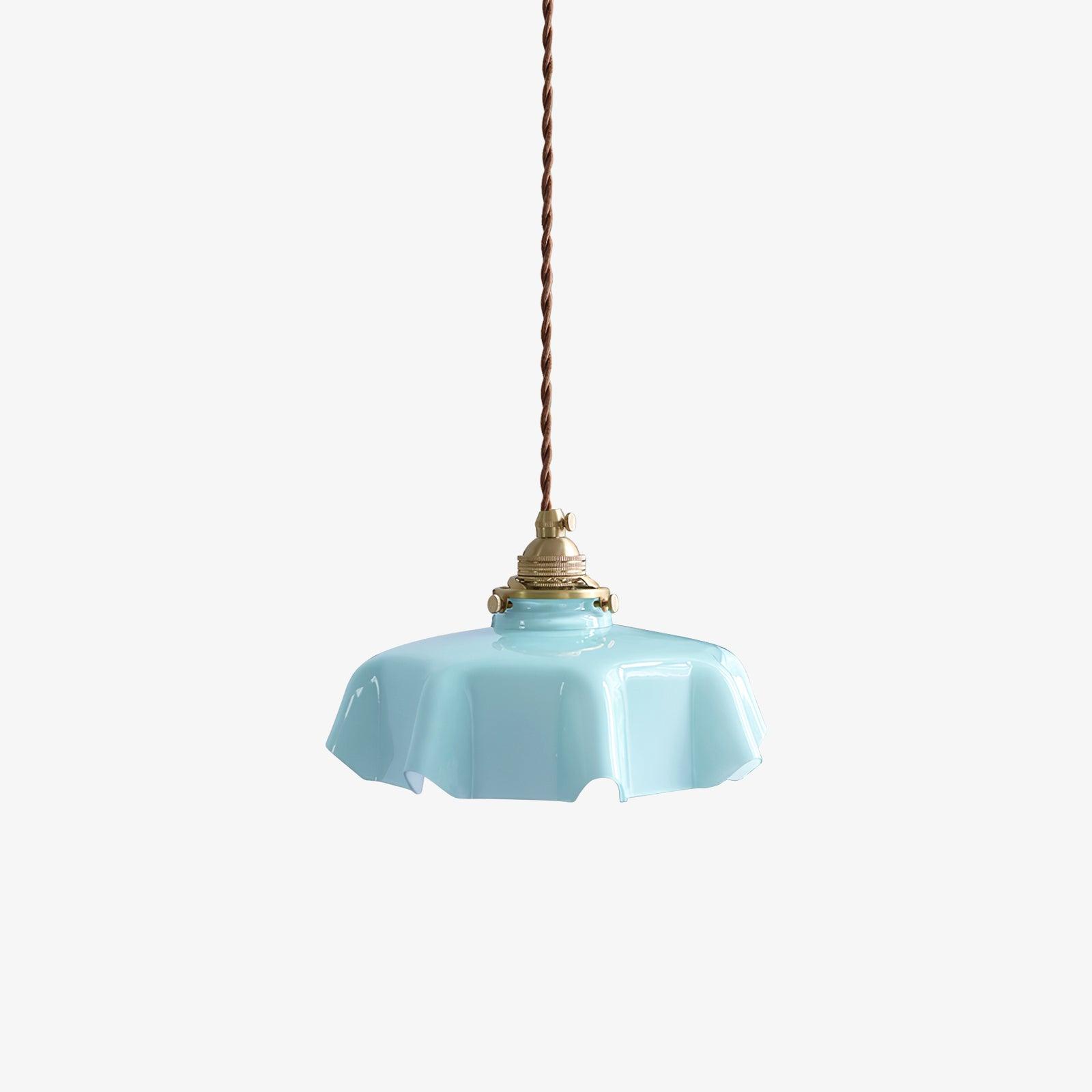 French Flower Pendant Swag Light - Blowlighting