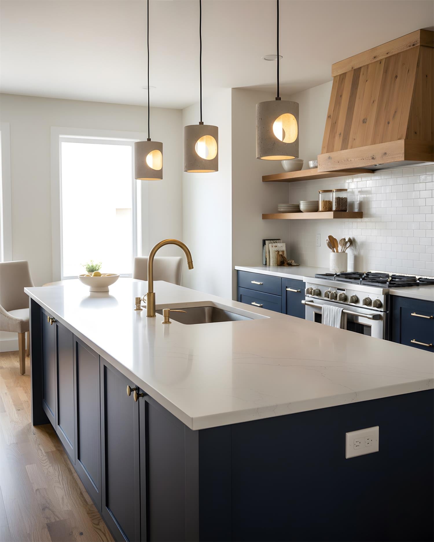 Mintra Scandinavian Travertine Pendant Light