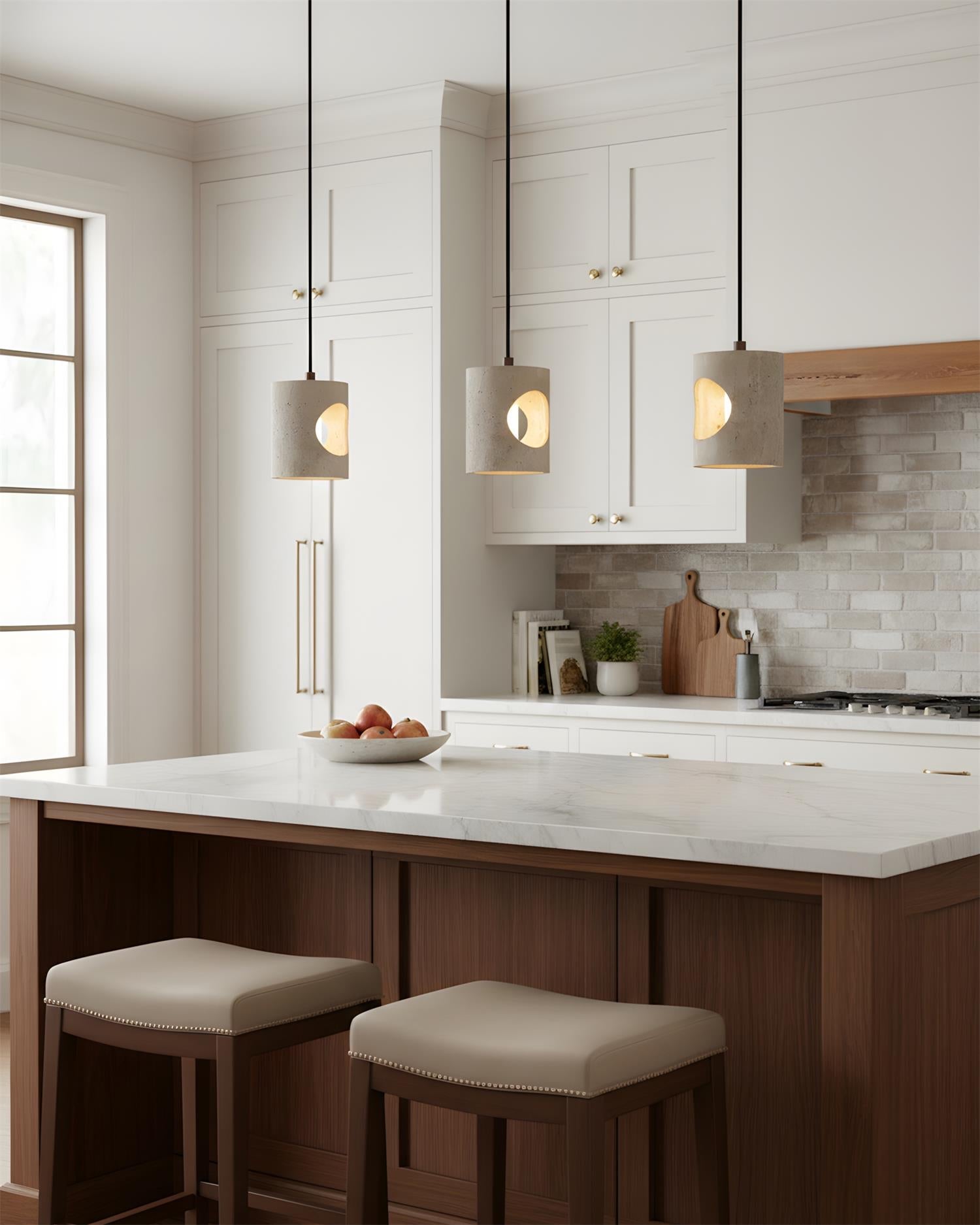 Mintra Scandinavian Travertine Pendant Light