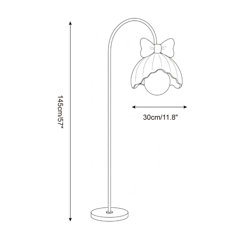 Minty Belle Modern Metal Floor Light