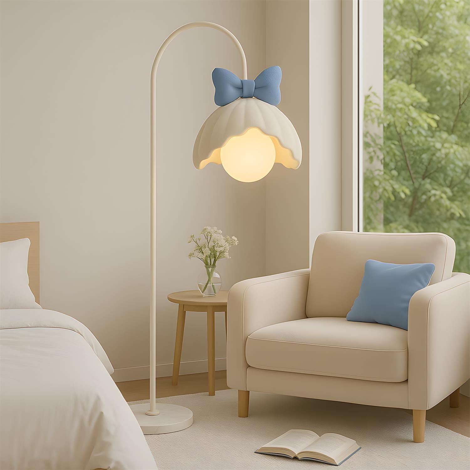 Minty Belle Modern Metal Floor Light