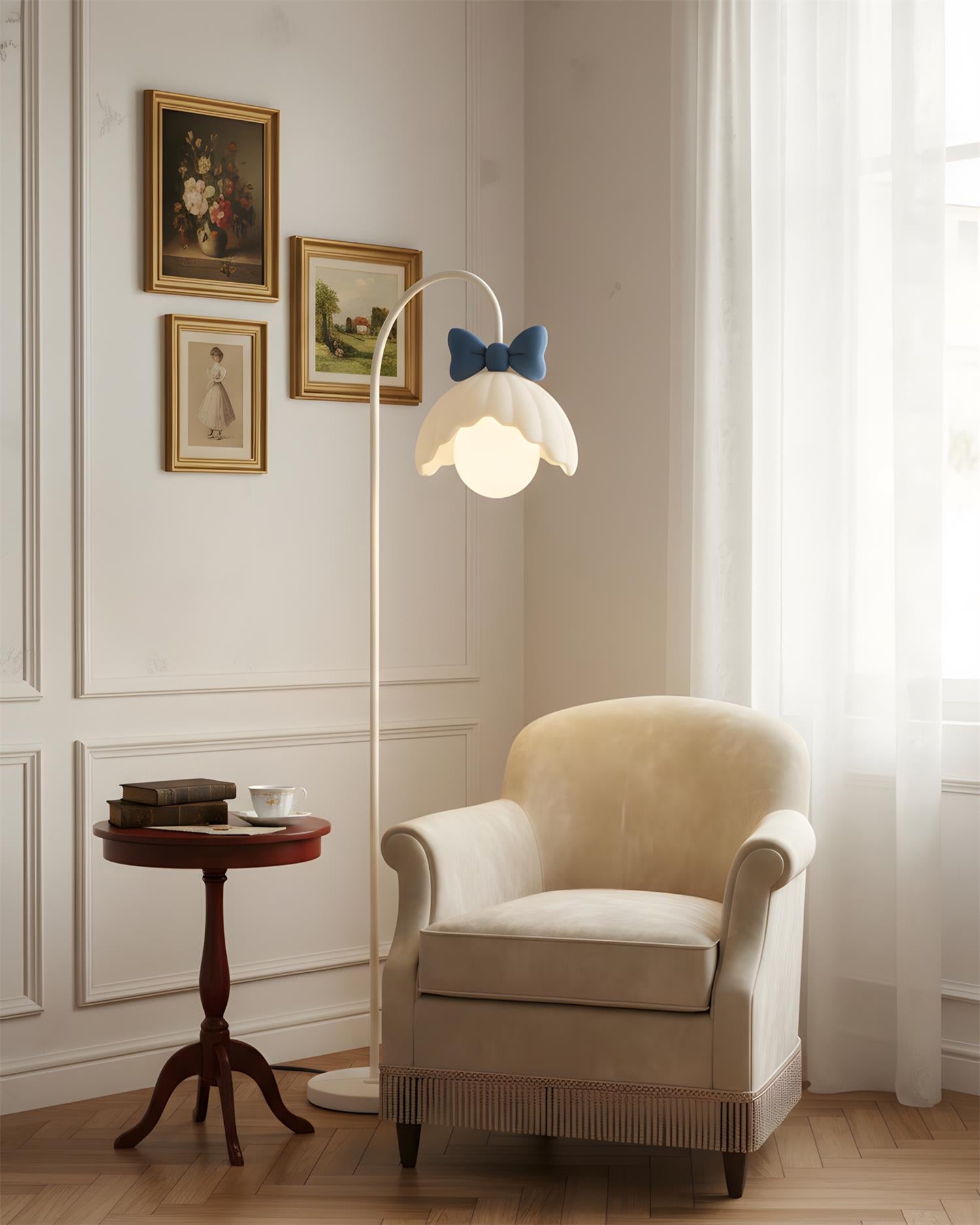 Minty Belle Modern Metal Floor Light