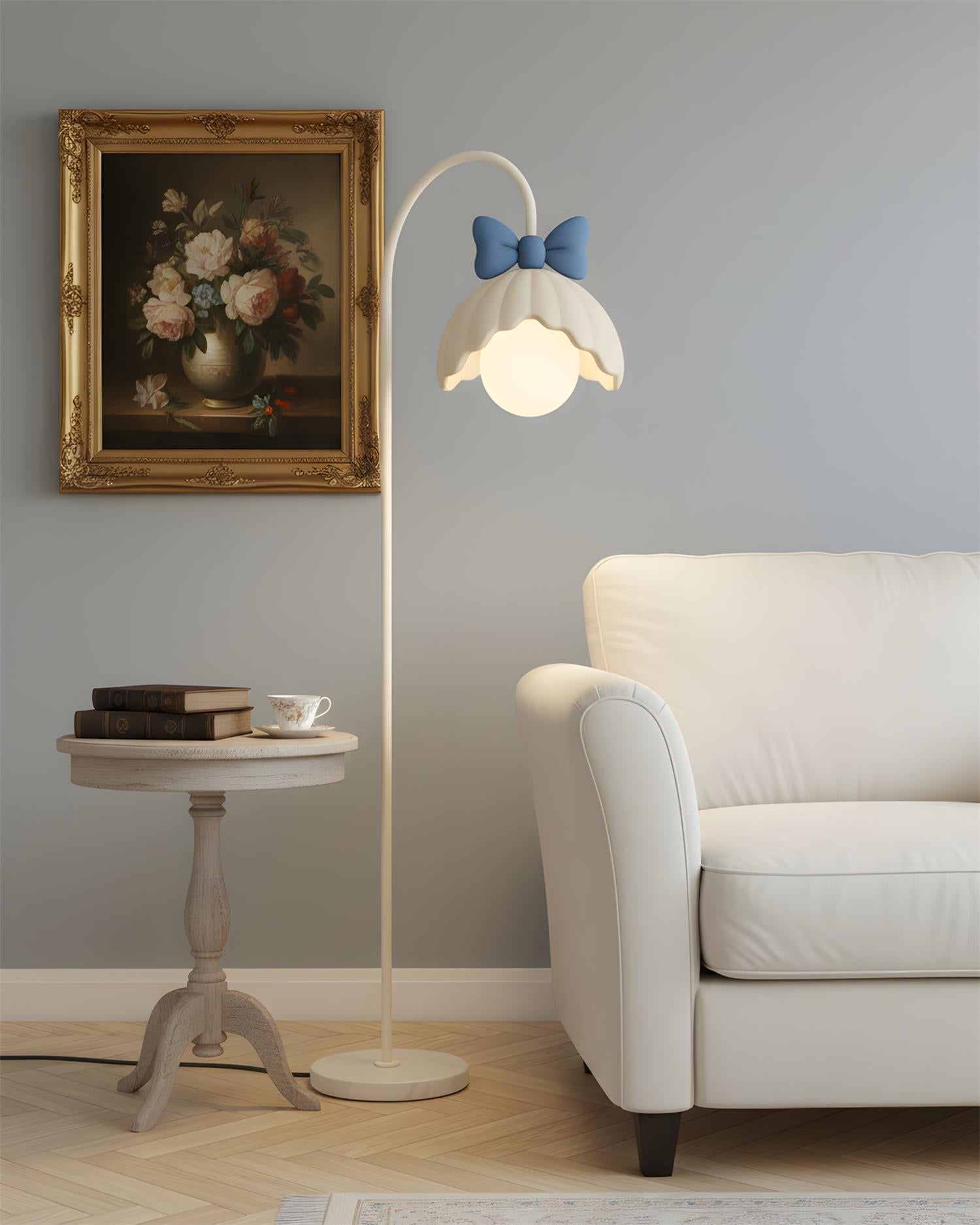 Minty Belle Modern Metal Floor Light