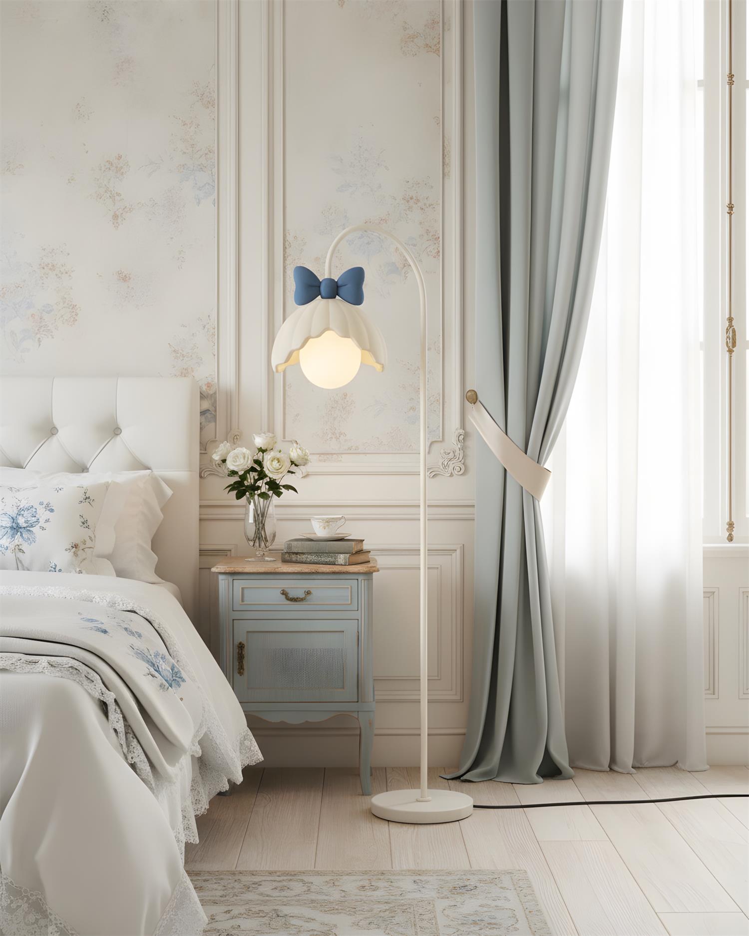 Minty Belle Modern Metal Floor Light