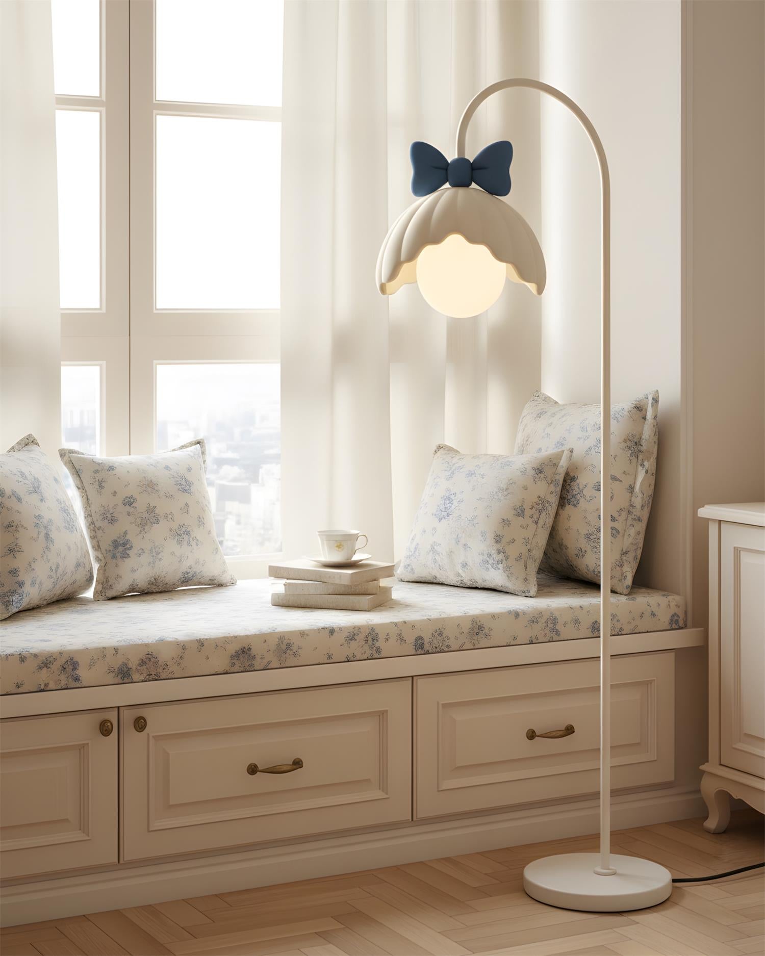 Minty Belle Modern Metal Floor Light