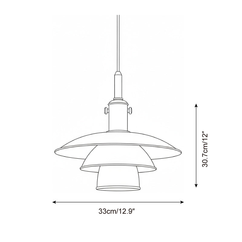 Vultex Aluminum Layer Pendant Lamp
