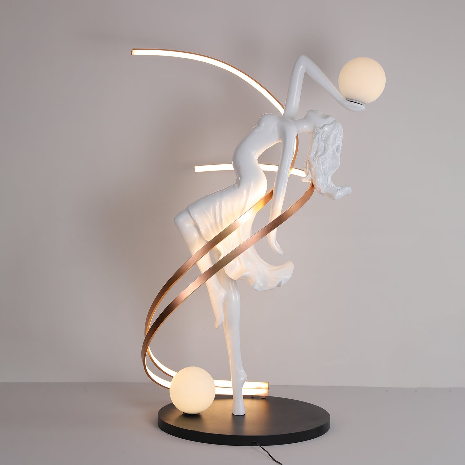 Misha Goddess Statue Floor Lamp - Blowlighting