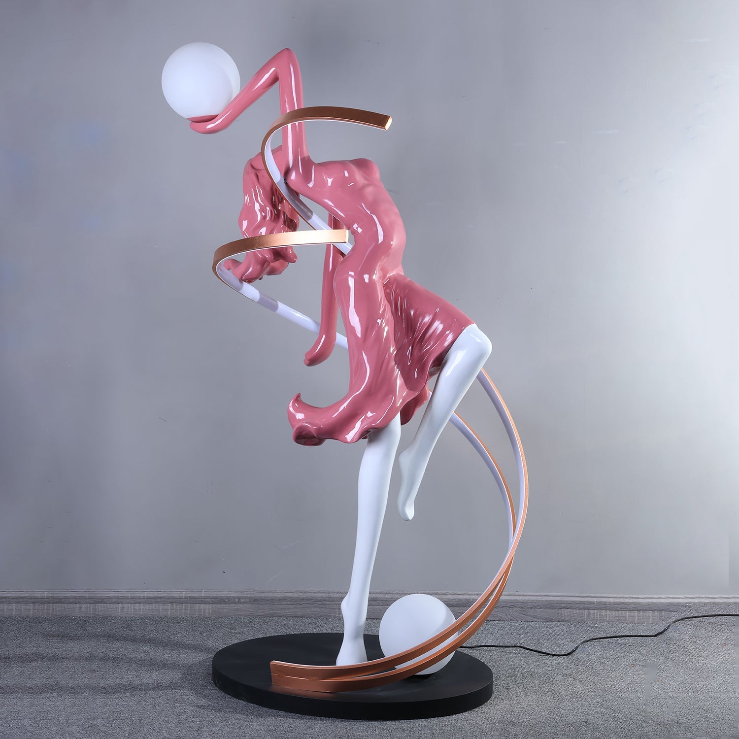 Misha Goddess Statue Floor Lamp - Blowlighting