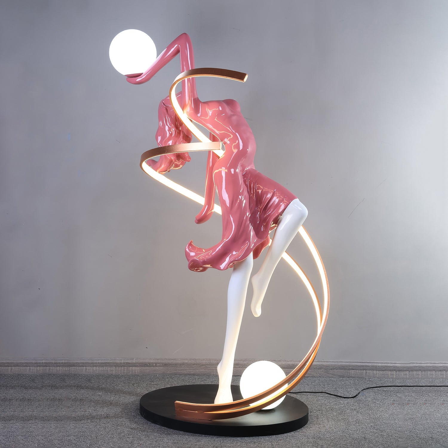 Misha Goddess Statue Floor Lamp - Blowlighting