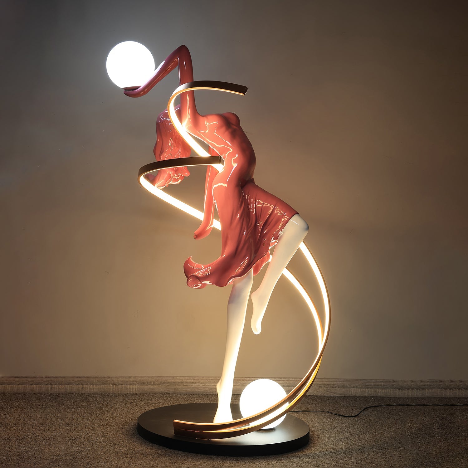 Misha Goddess Statue Floor Lamp - Blowlighting