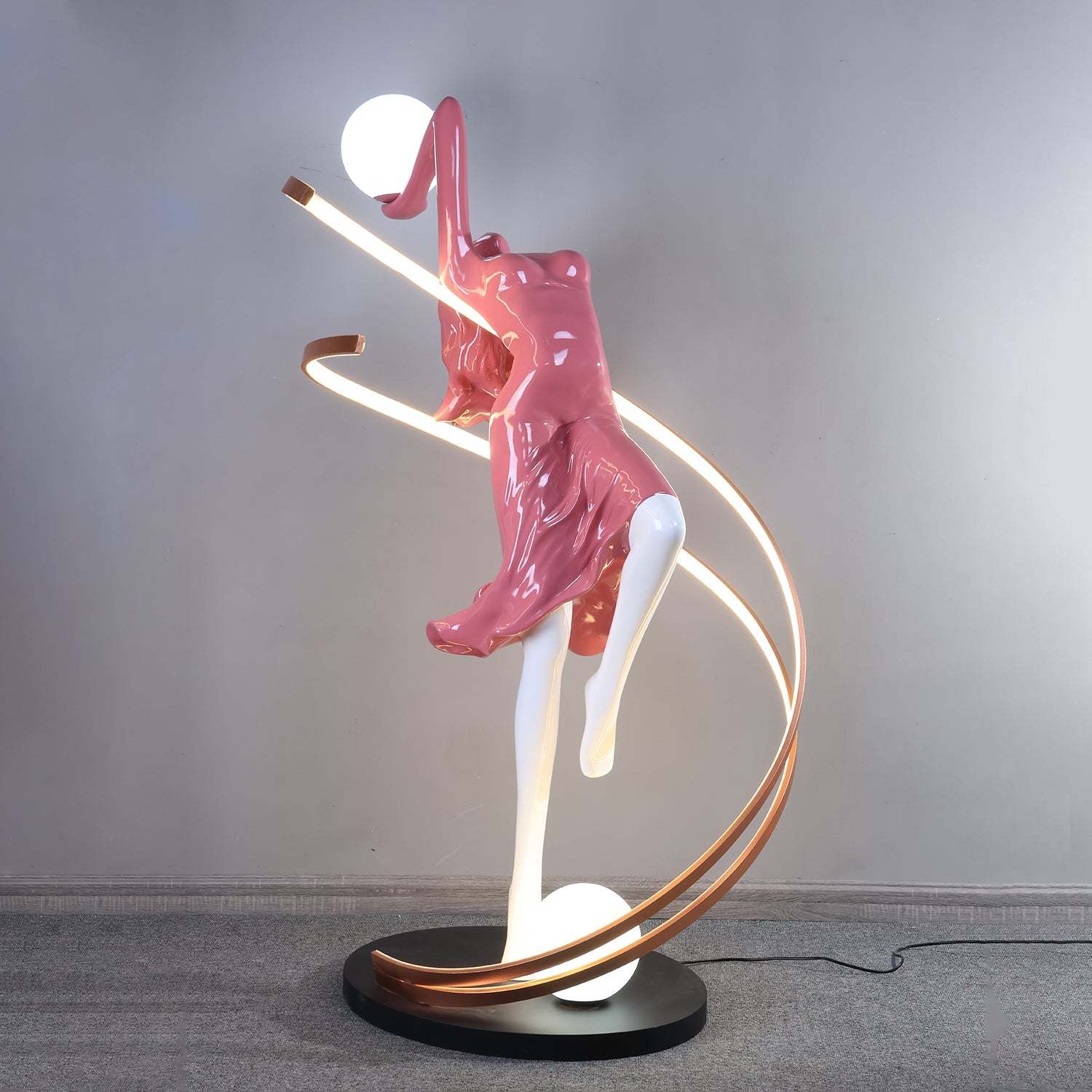 Misha Goddess Statue Floor Lamp - Blowlighting