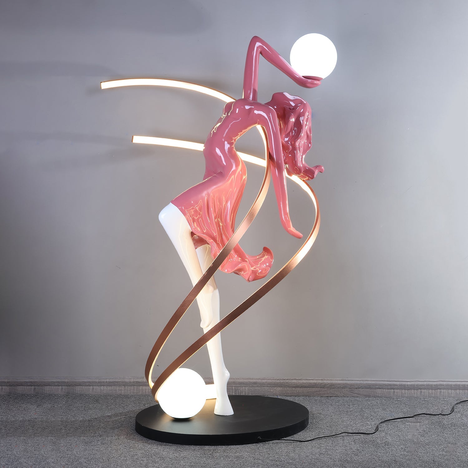 Misha Goddess Statue Floor Lamp - Blowlighting
