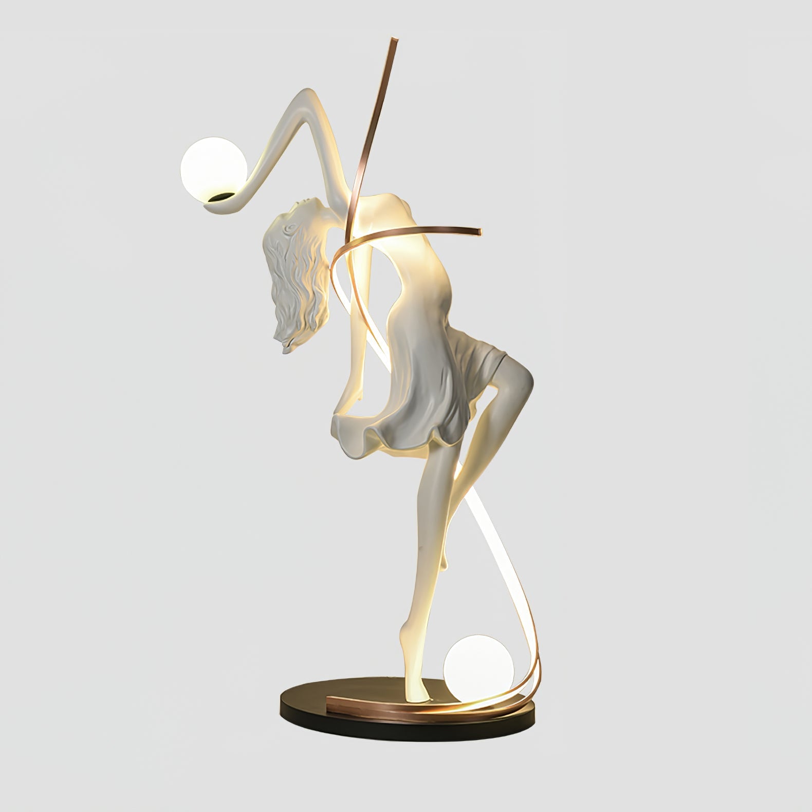Misha Goddess Statue Floor Lamp - Blowlighting