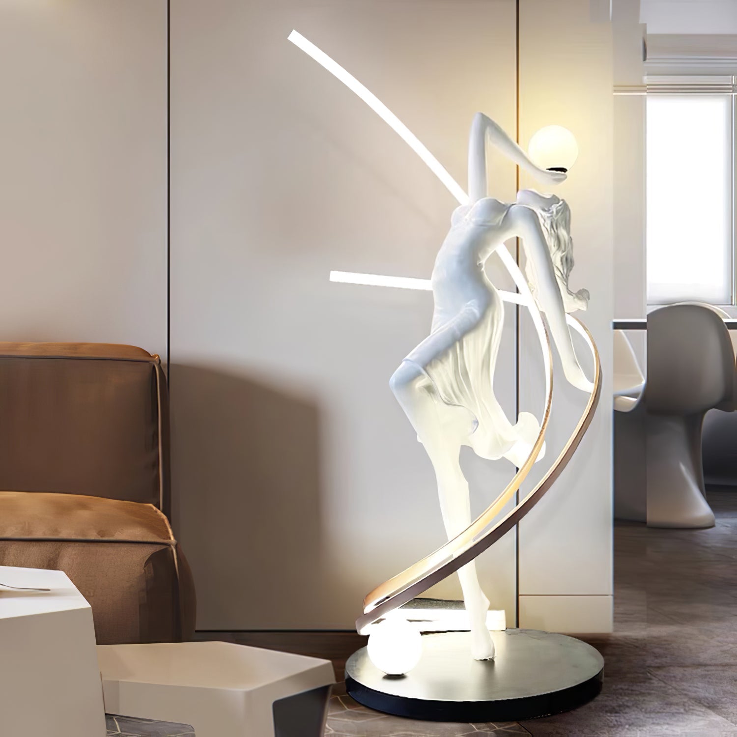 Misha Goddess Statue Floor Lamp - Blowlighting