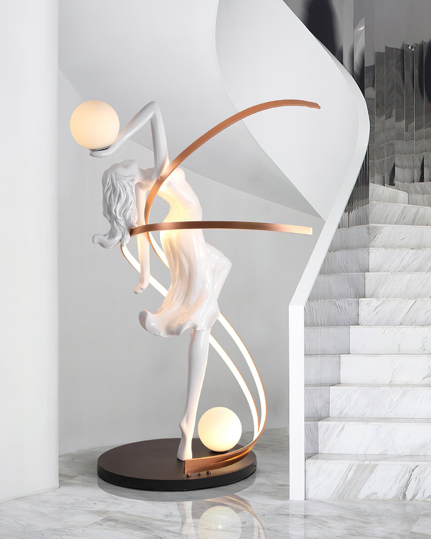 Misha Goddess Statue Floor Lamp - Blowlighting
