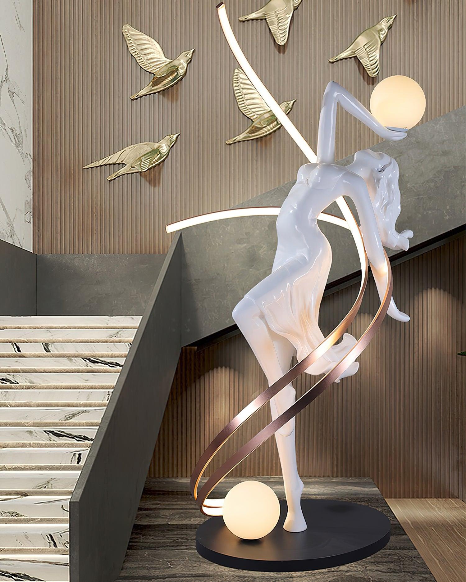 Misha Goddess Statue Floor Lamp - Blowlighting