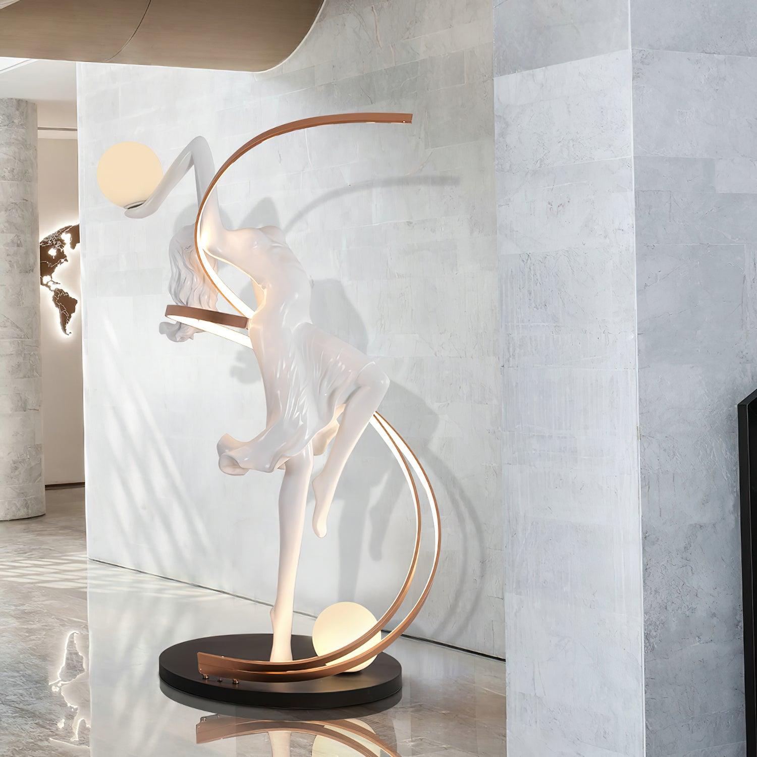 Misha Goddess Statue Floor Lamp - Blowlighting