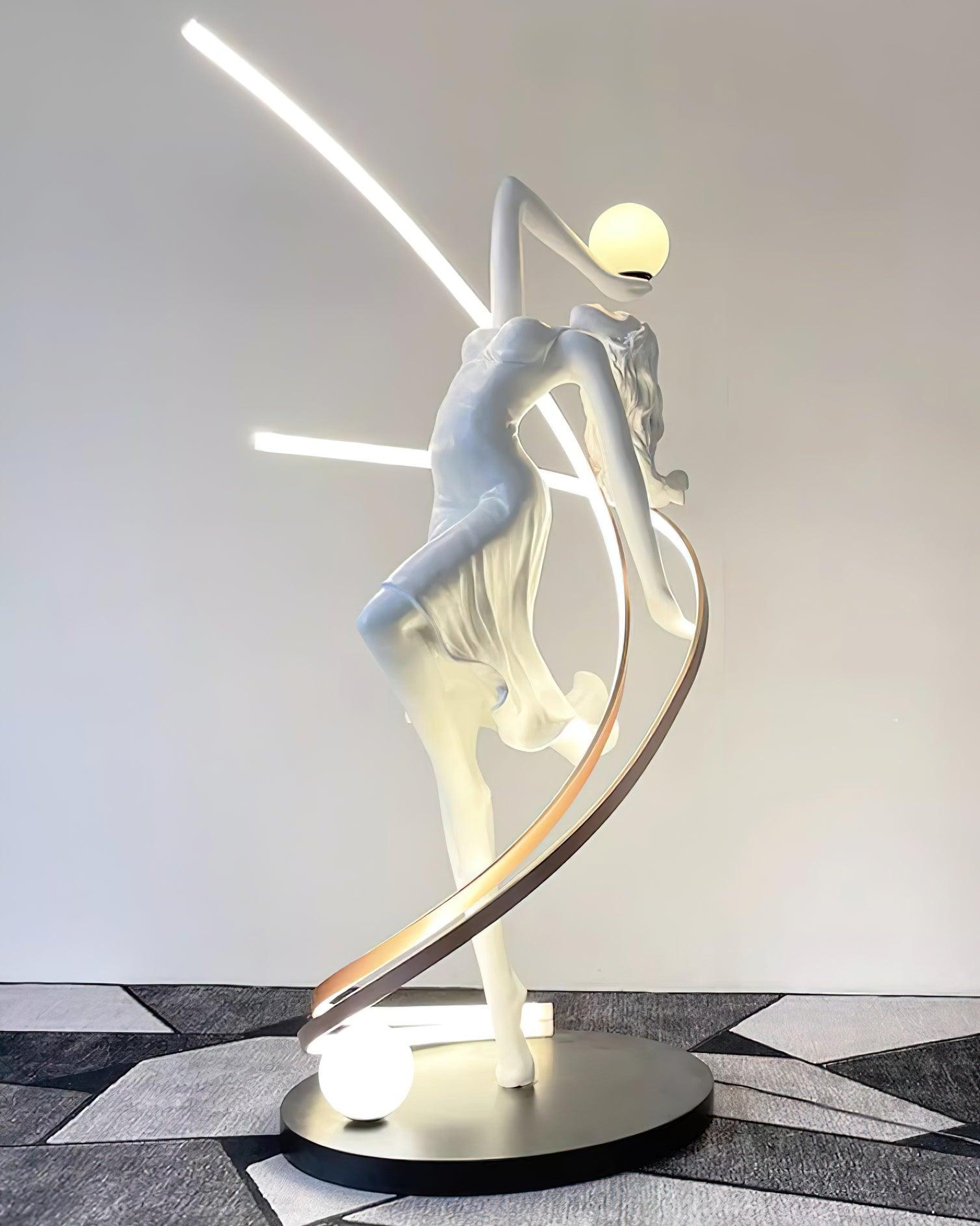Misha Goddess Statue Floor Lamp - Blowlighting