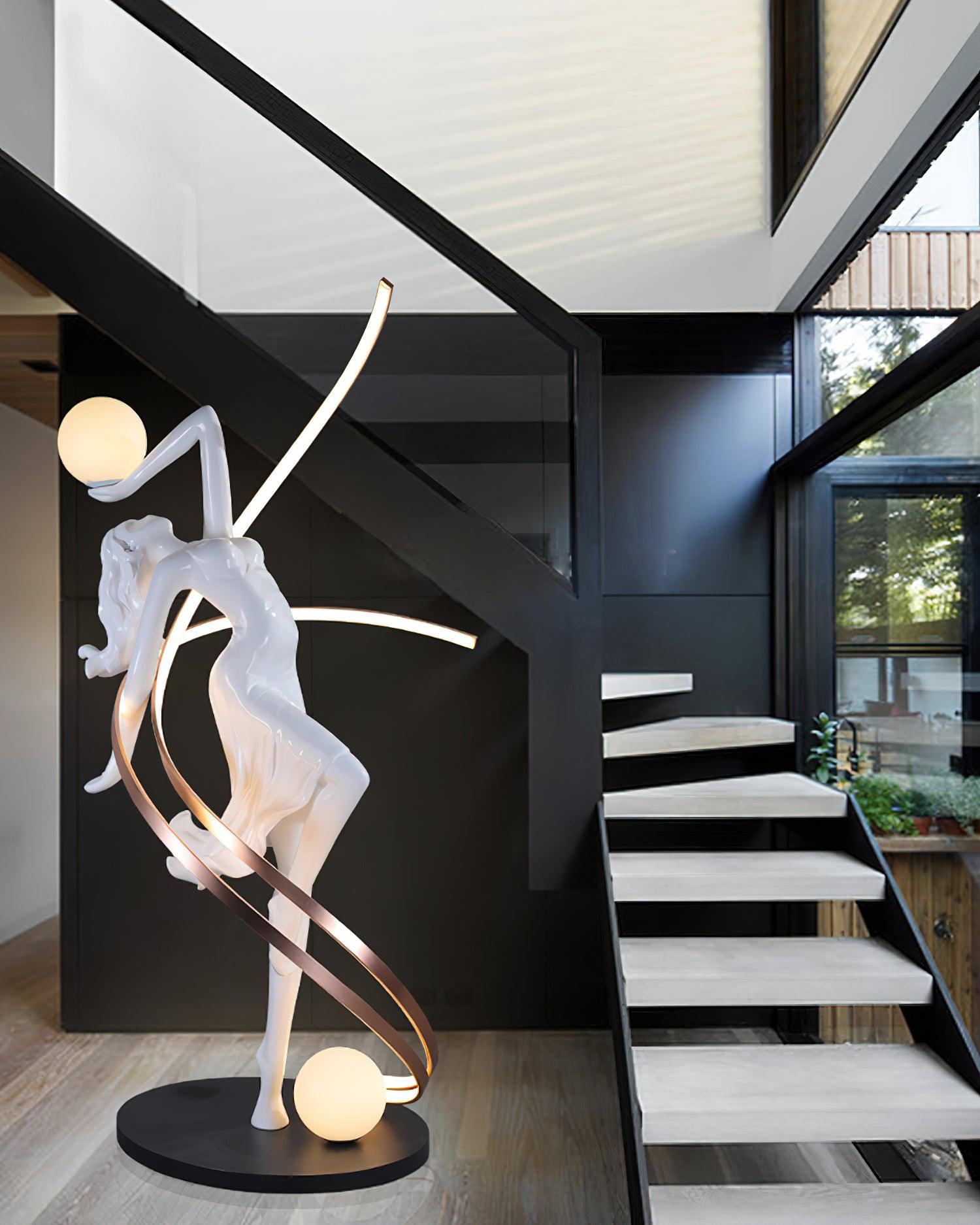 Misha Goddess Statue Floor Lamp - Blowlighting