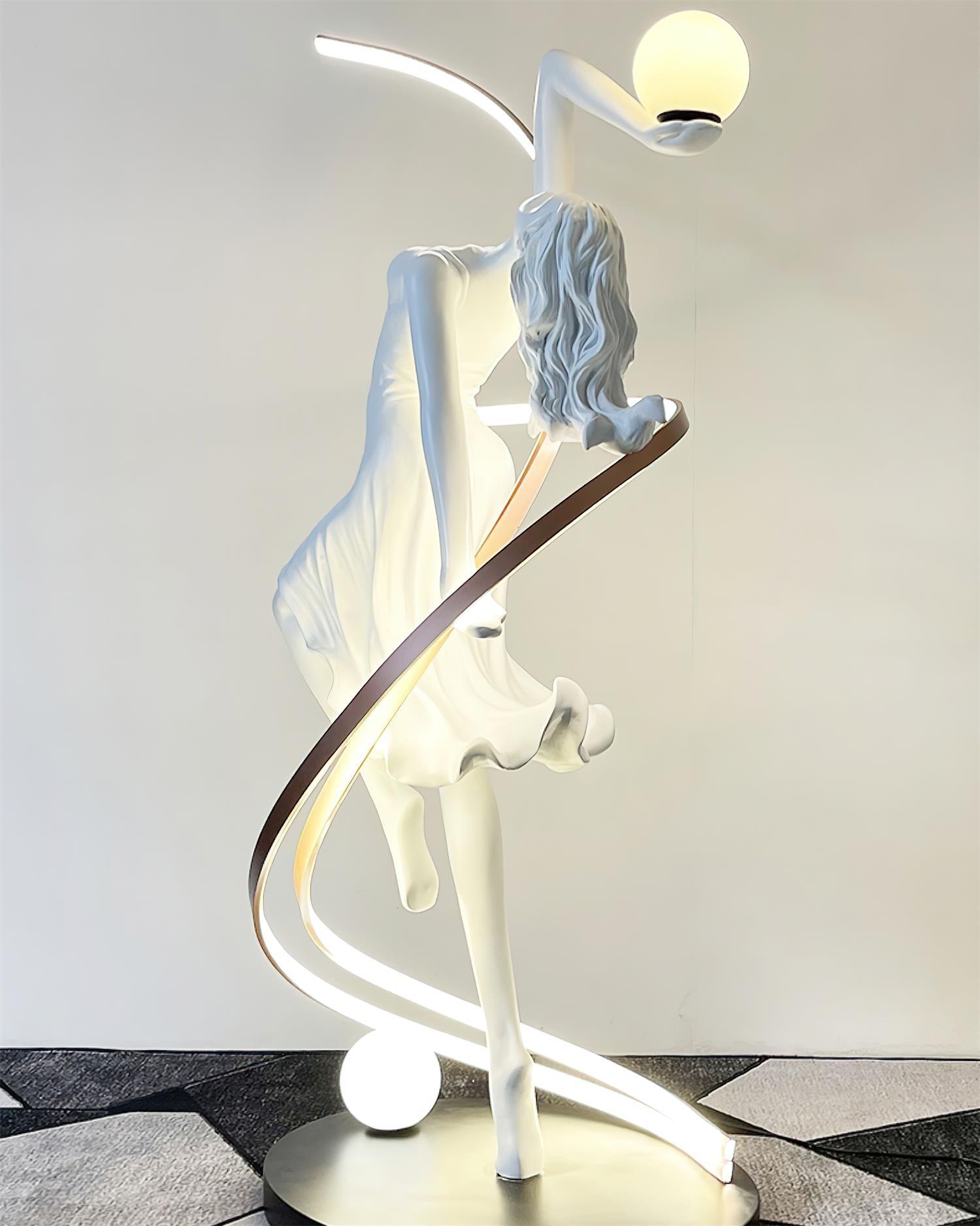 Misha Goddess Statue Floor Lamp - Blowlighting
