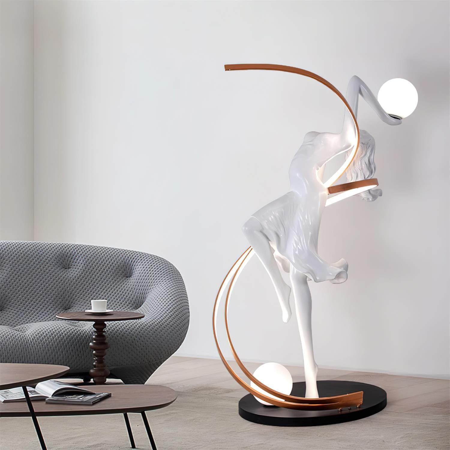 Misha Goddess Statue Floor Lamp - Blowlighting