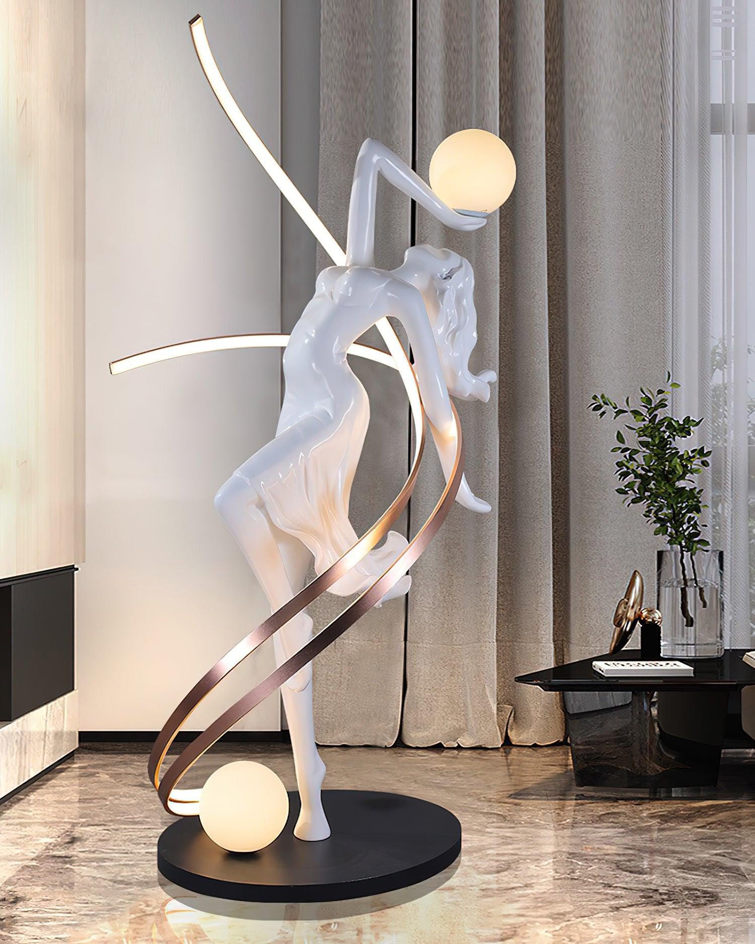 Misha Goddess Statue Floor Lamp - Blowlighting