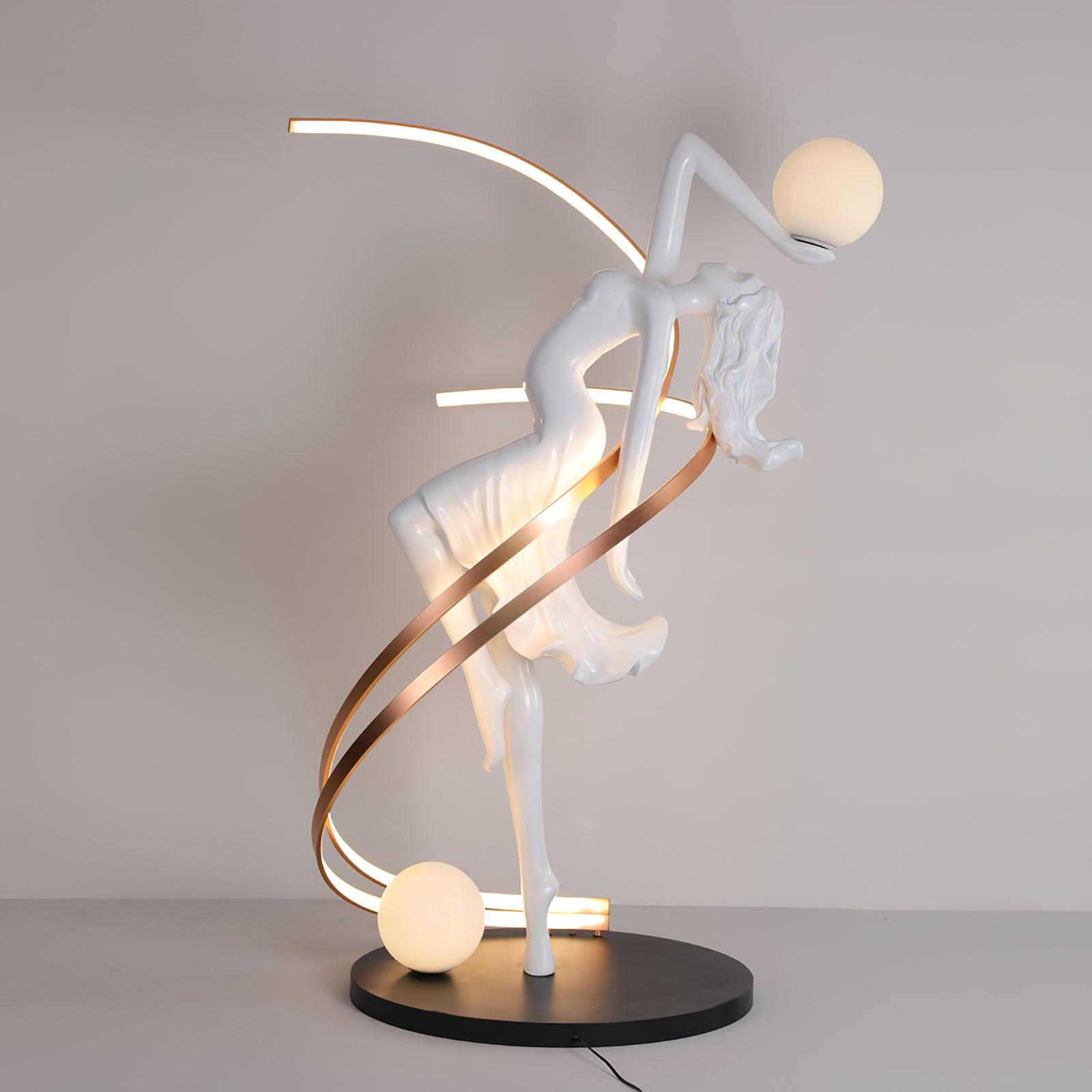 Misha Goddess Statue Floor Lamp - Blowlighting