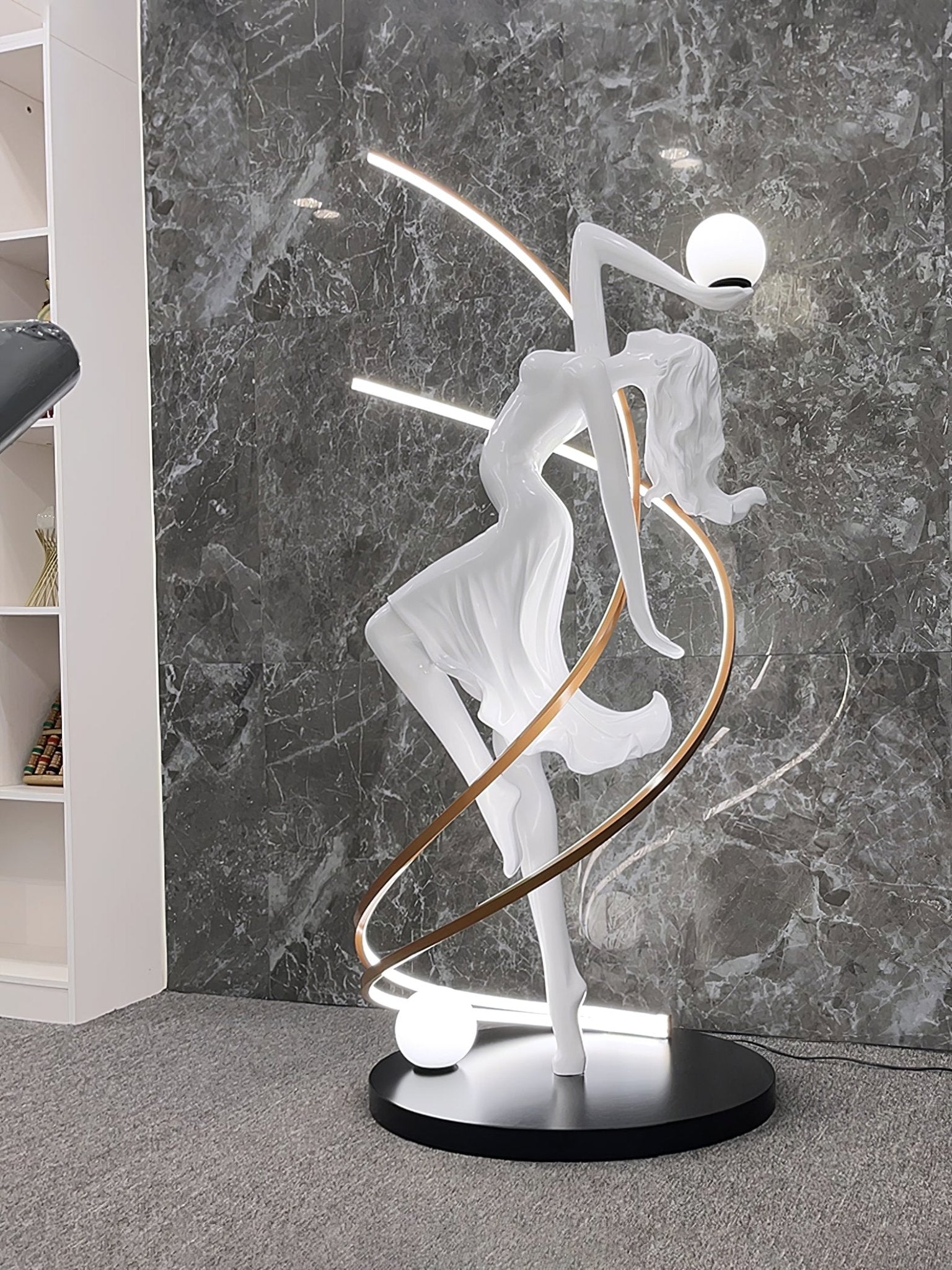 Misha Goddess Statue Floor Lamp - Blowlighting