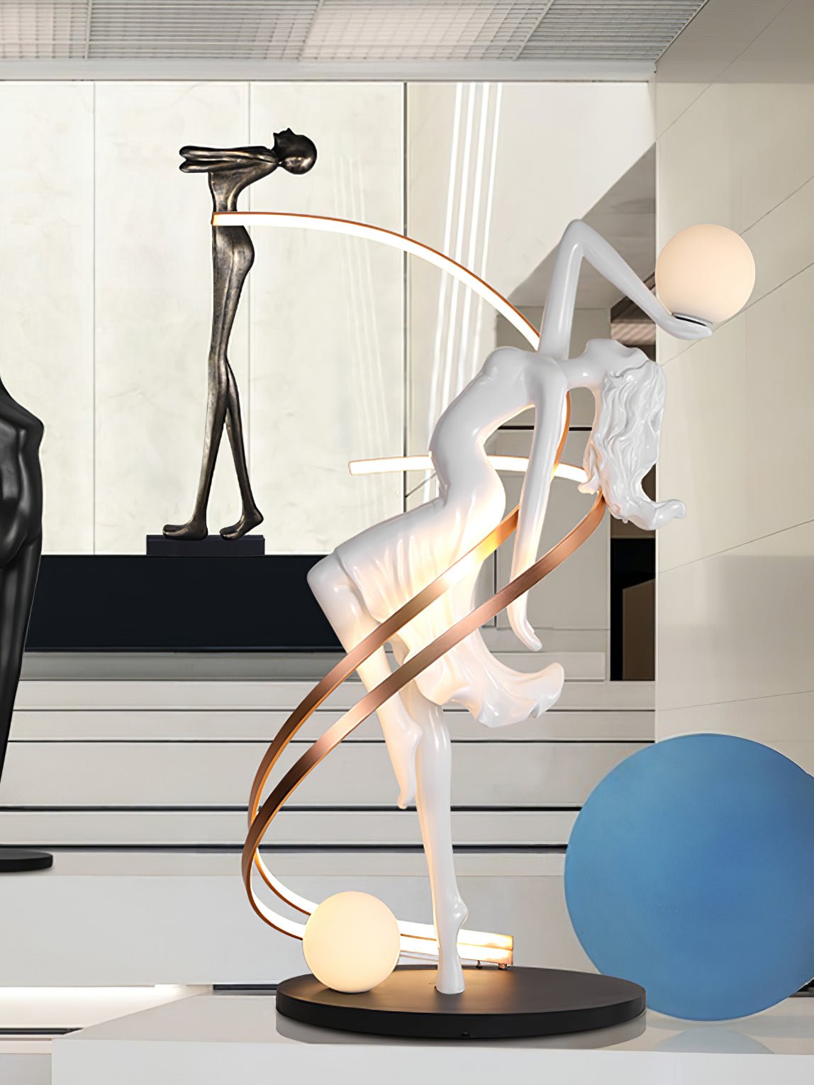 Misha Goddess Statue Floor Lamp - Blowlighting
