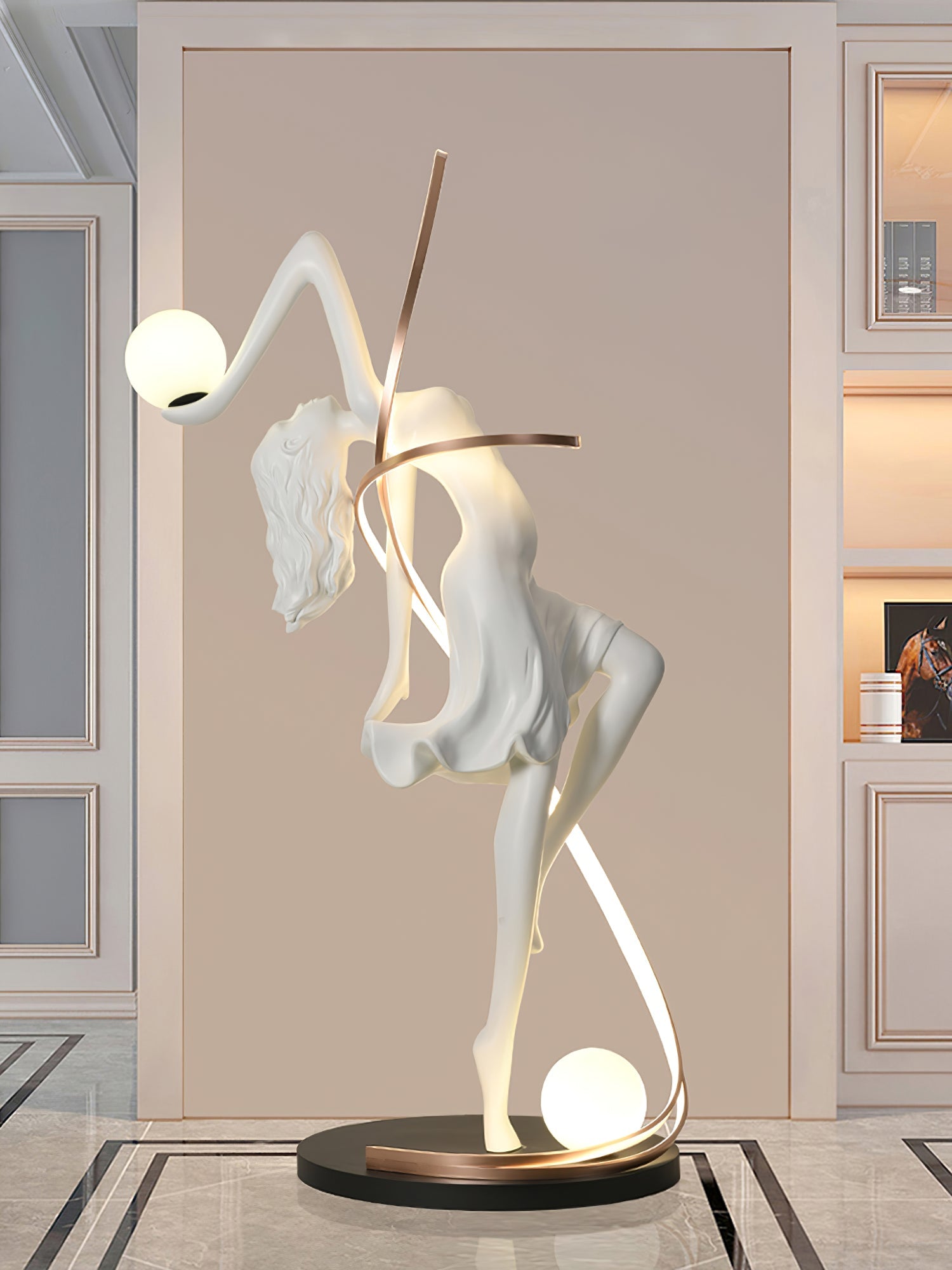 Misha Goddess Statue Floor Lamp - Blowlighting