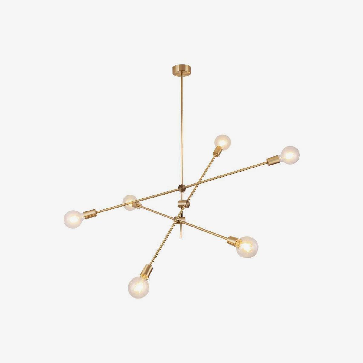 Edward Modern Metal Chandelier - Blowlighting