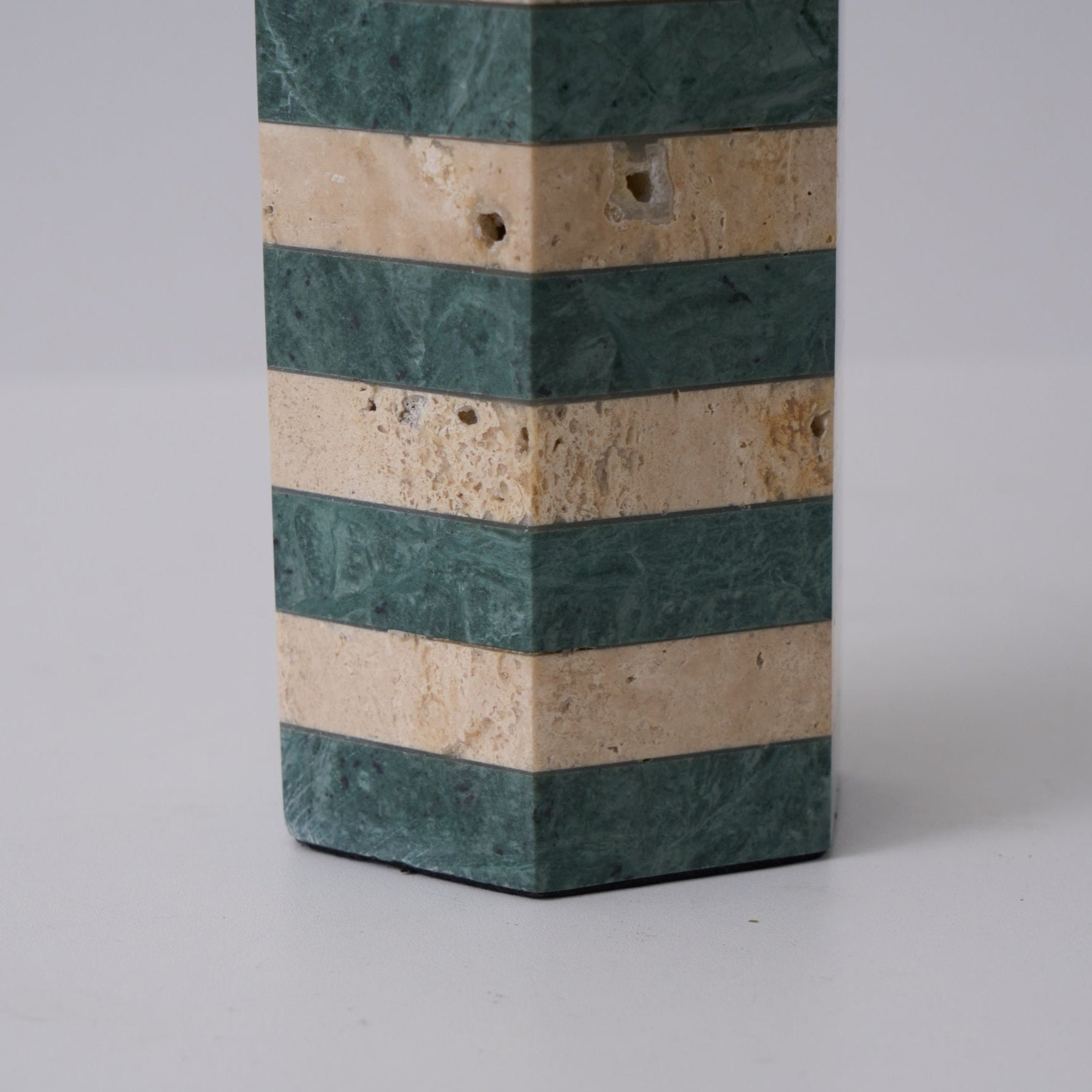 Modari Striped Stone Table Lamp - Blowlighting