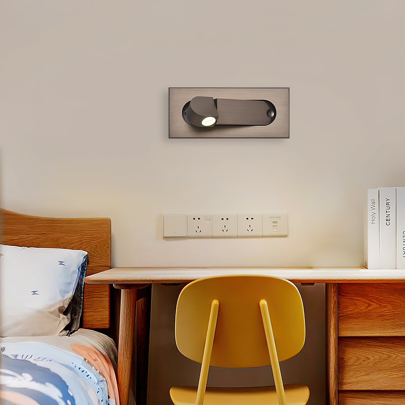 Modern LED Bedside Reading Light - Blowlighting
