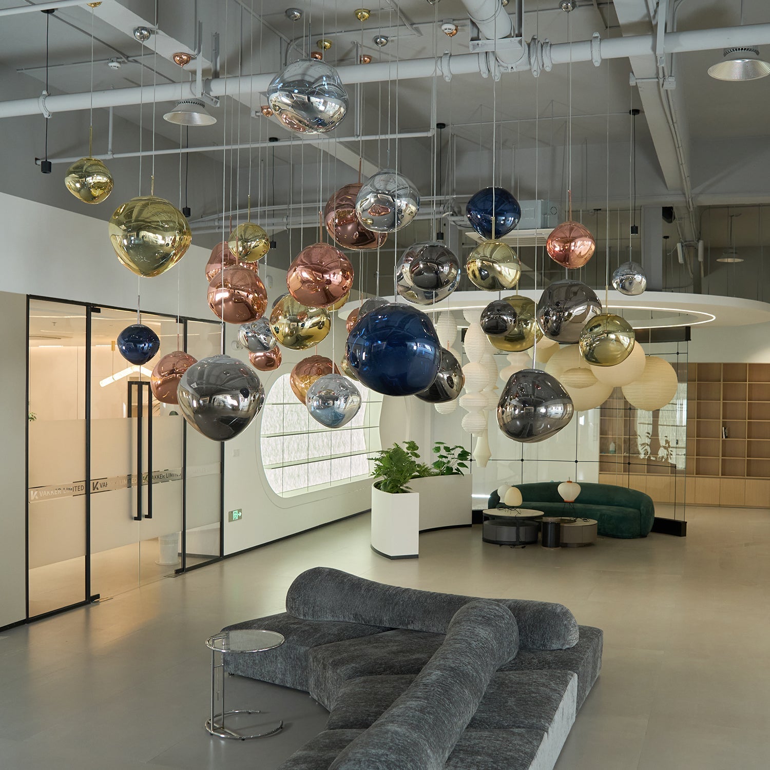 Multi Lava Round Pendant Lamp - Blowlighting