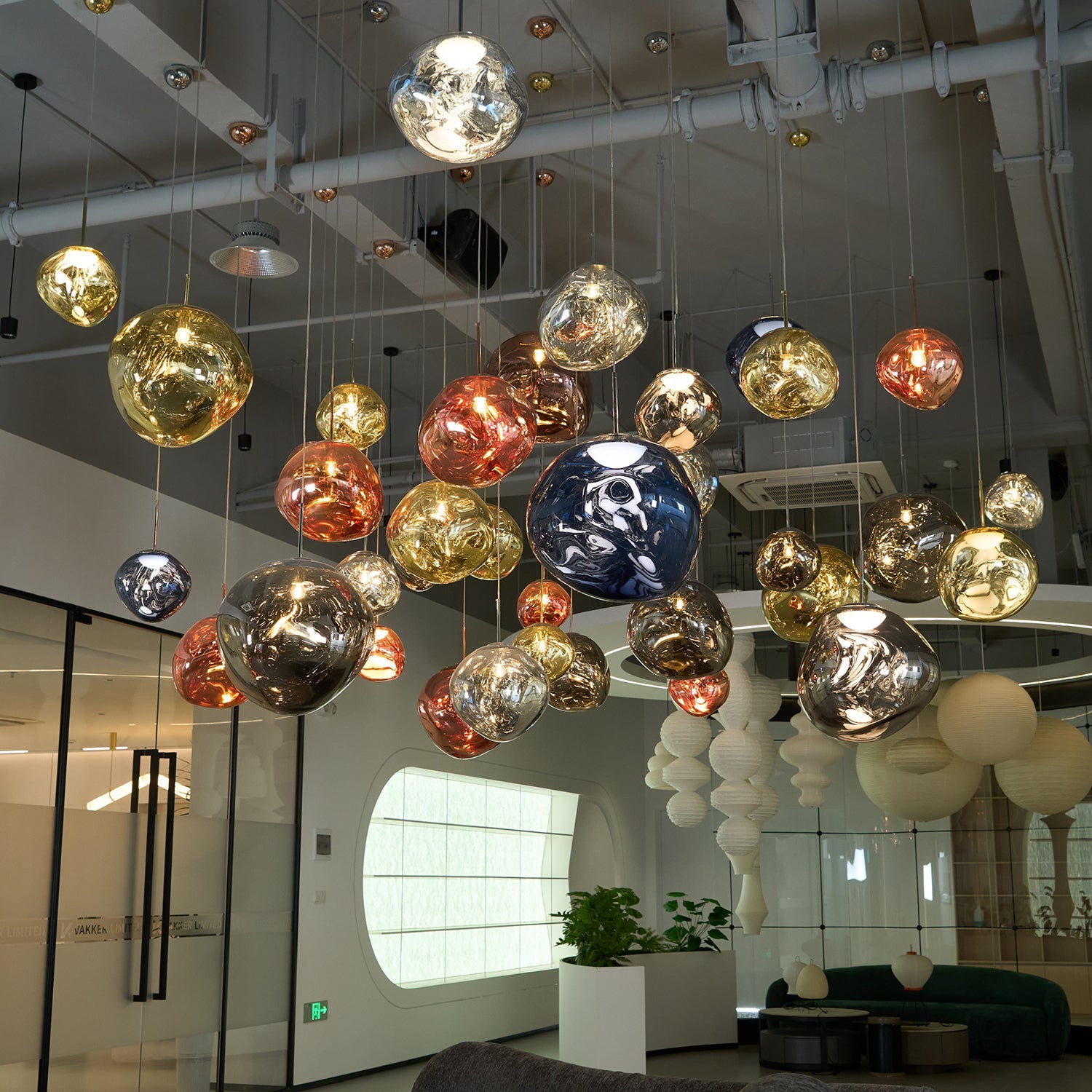 Multi Lava Round Pendant Lamp - Blowlighting