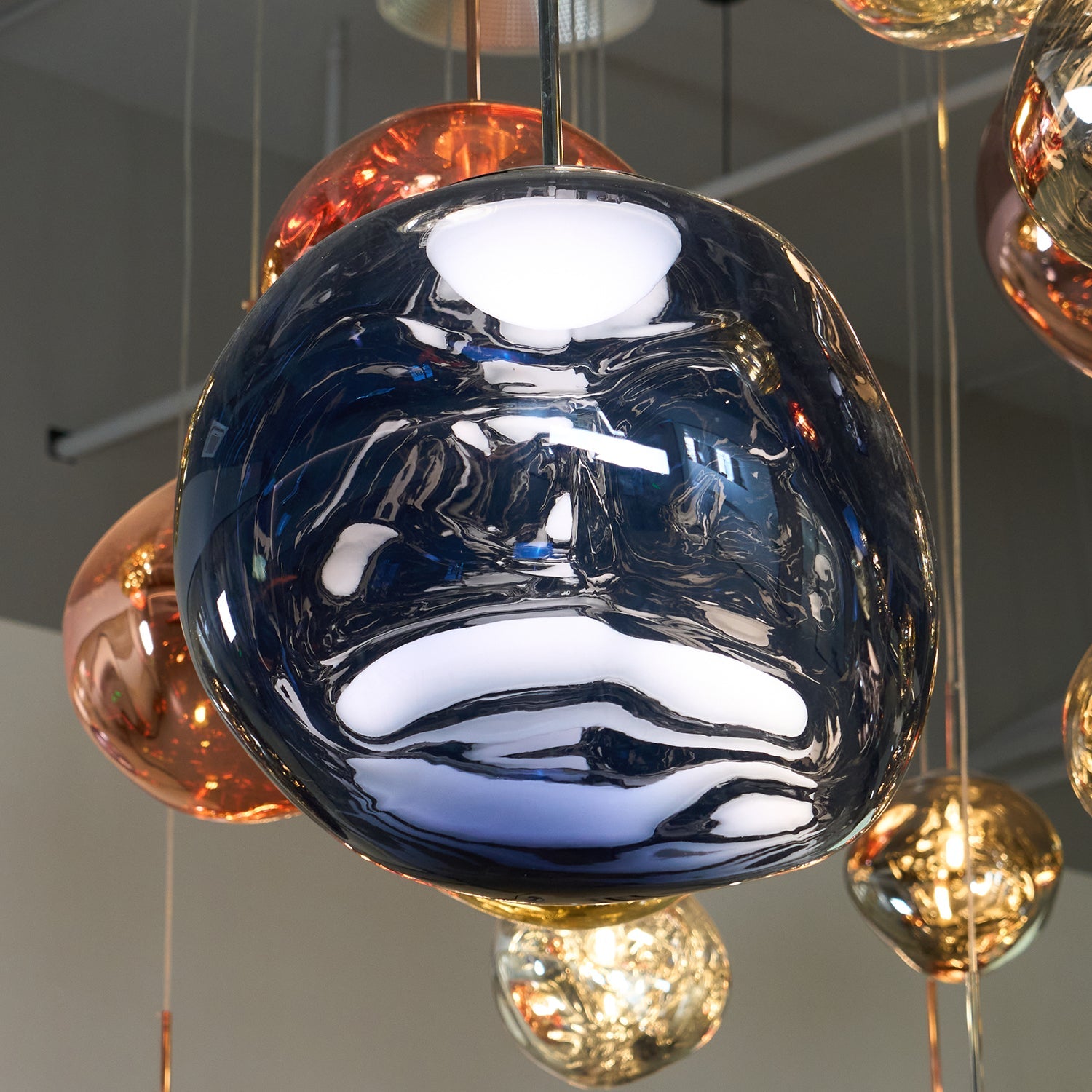 Multi Lava Round Pendant Lamp - Blowlighting
