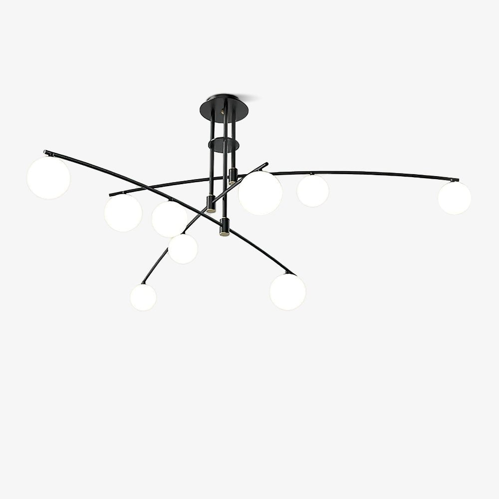 Modern Long Arm Chandelier - Blowlighting
