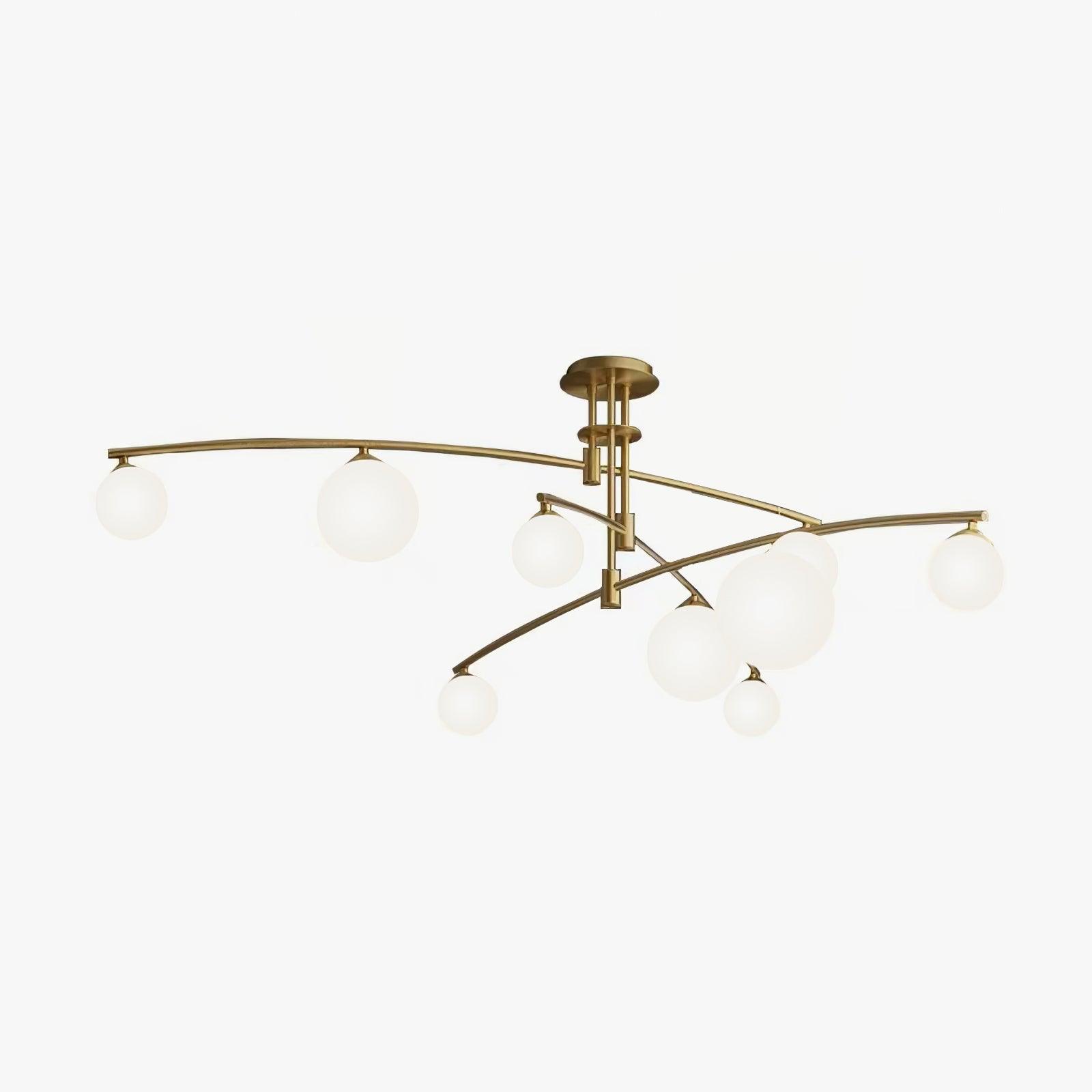 Modern Long Arm Chandelier - Blowlighting