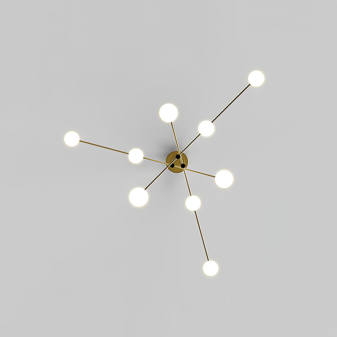 Modern Long Arm Chandelier - Blowlighting