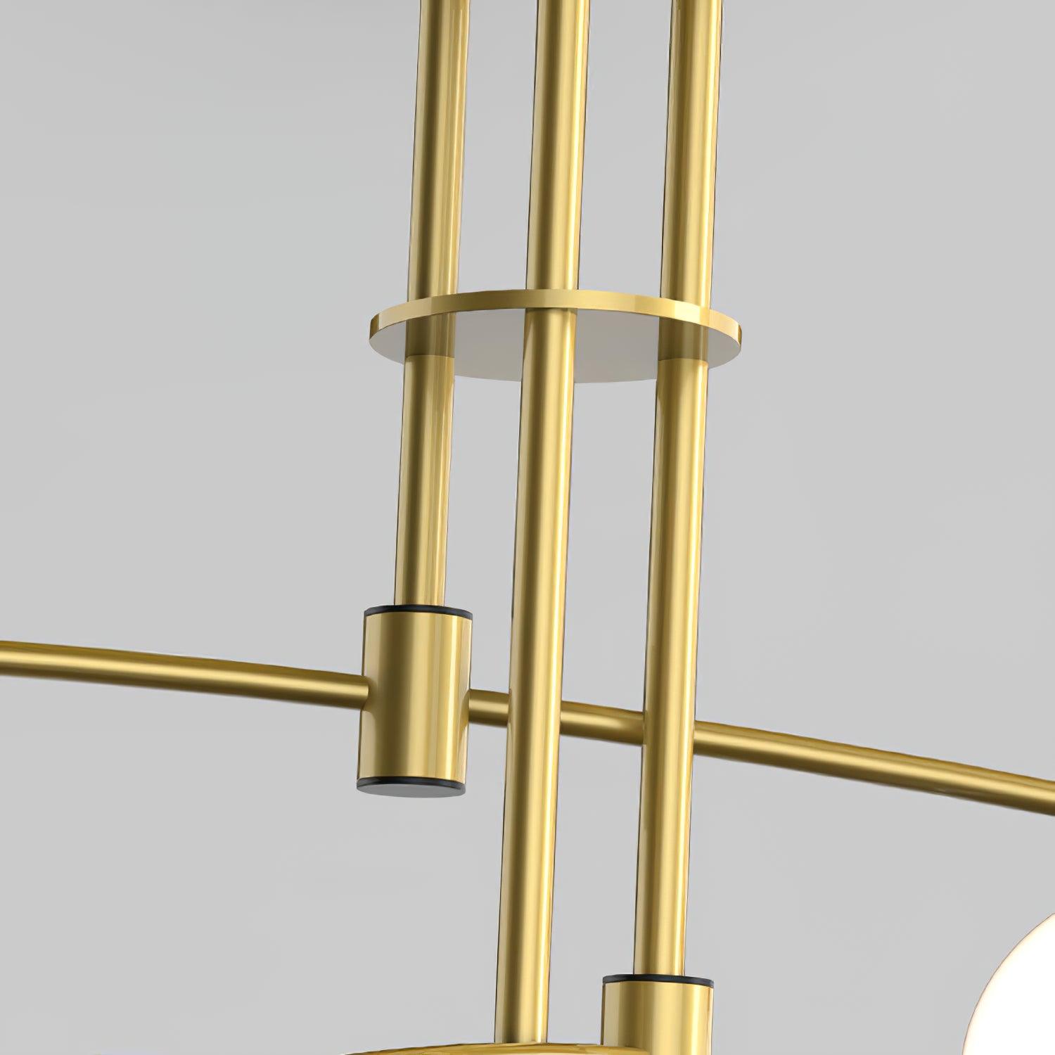 Modern Long Arm Chandelier - Blowlighting
