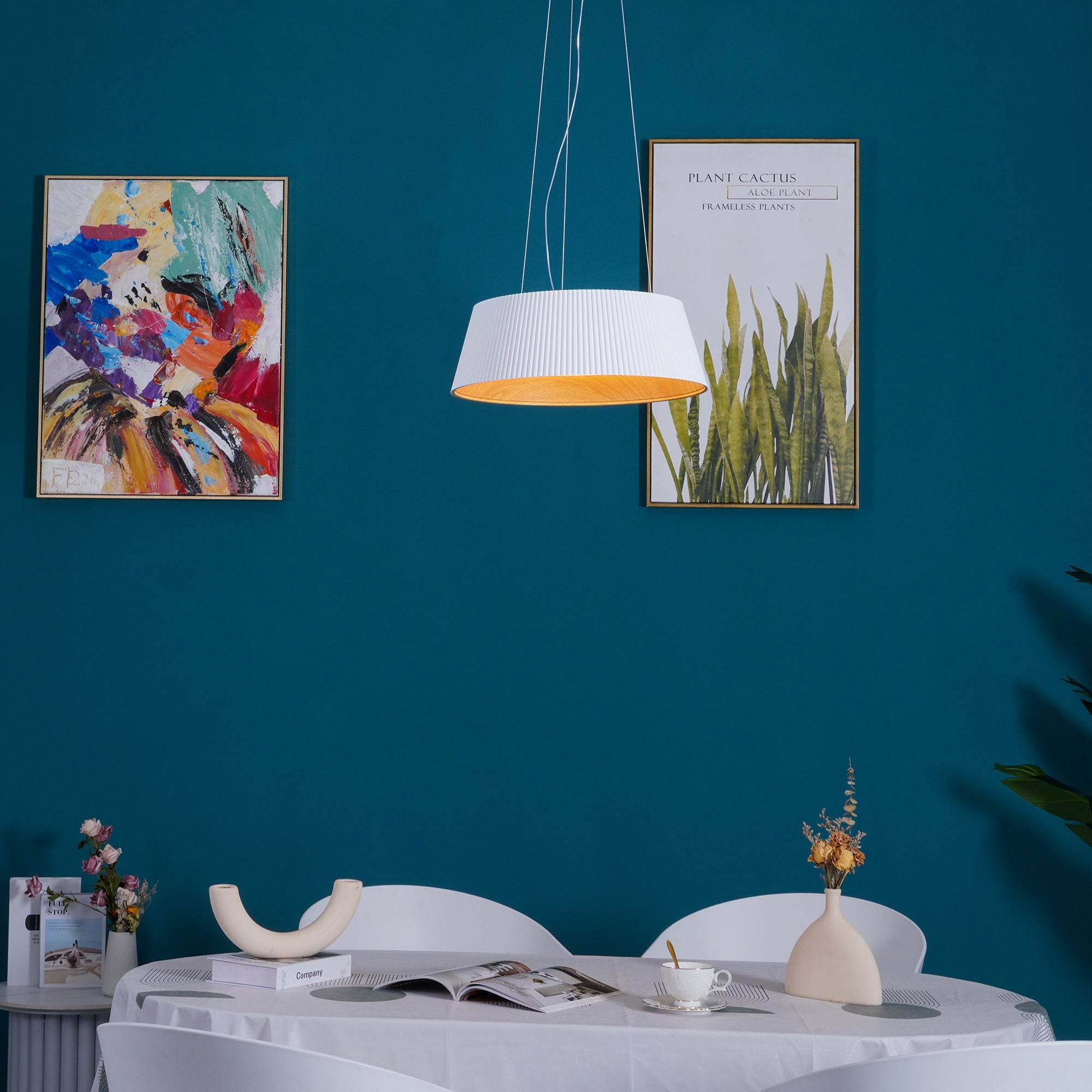 Modern Ribbed Pendant Light - Blowlighting