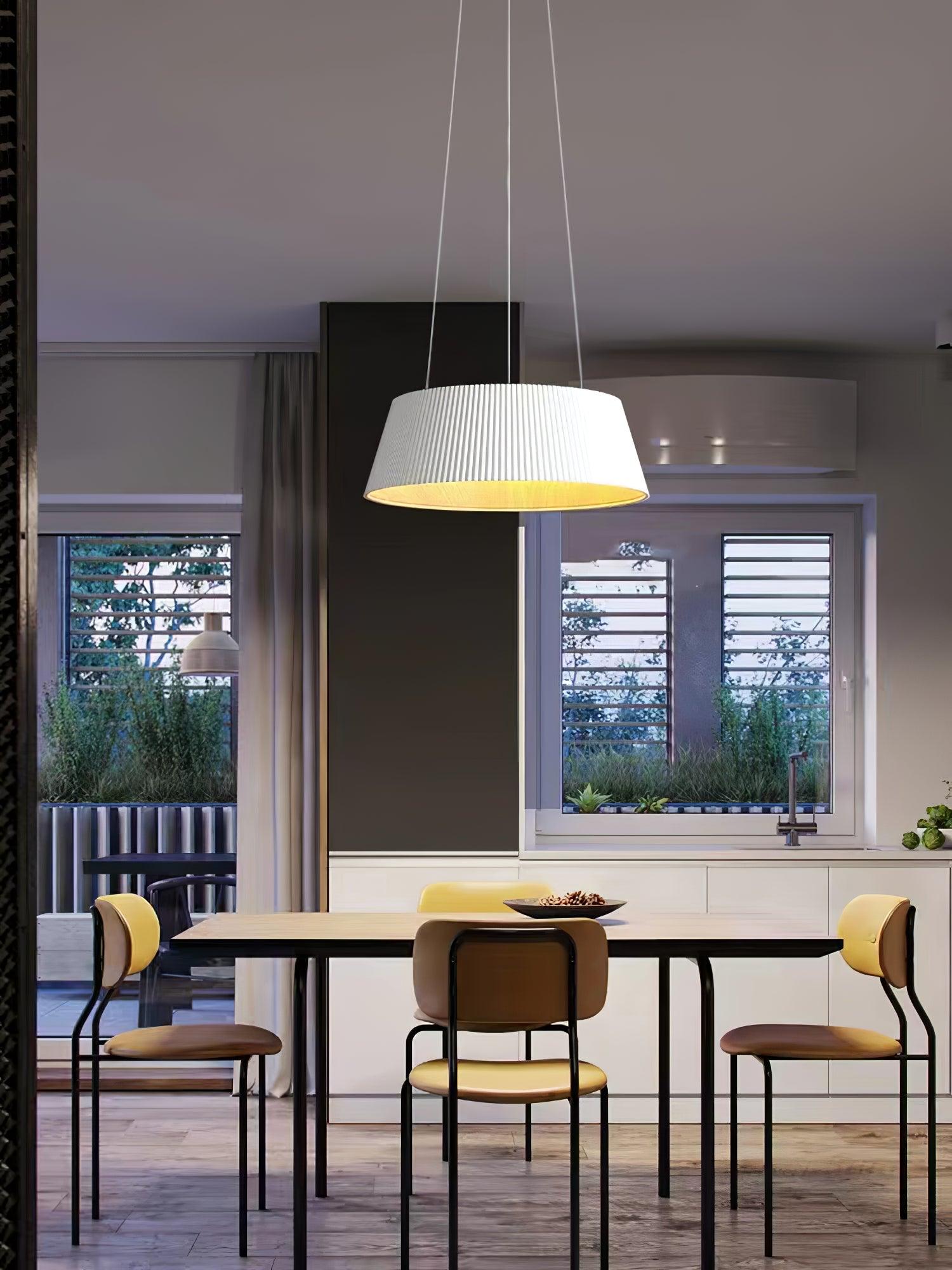 Modern Ribbed Pendant Light - Blowlighting