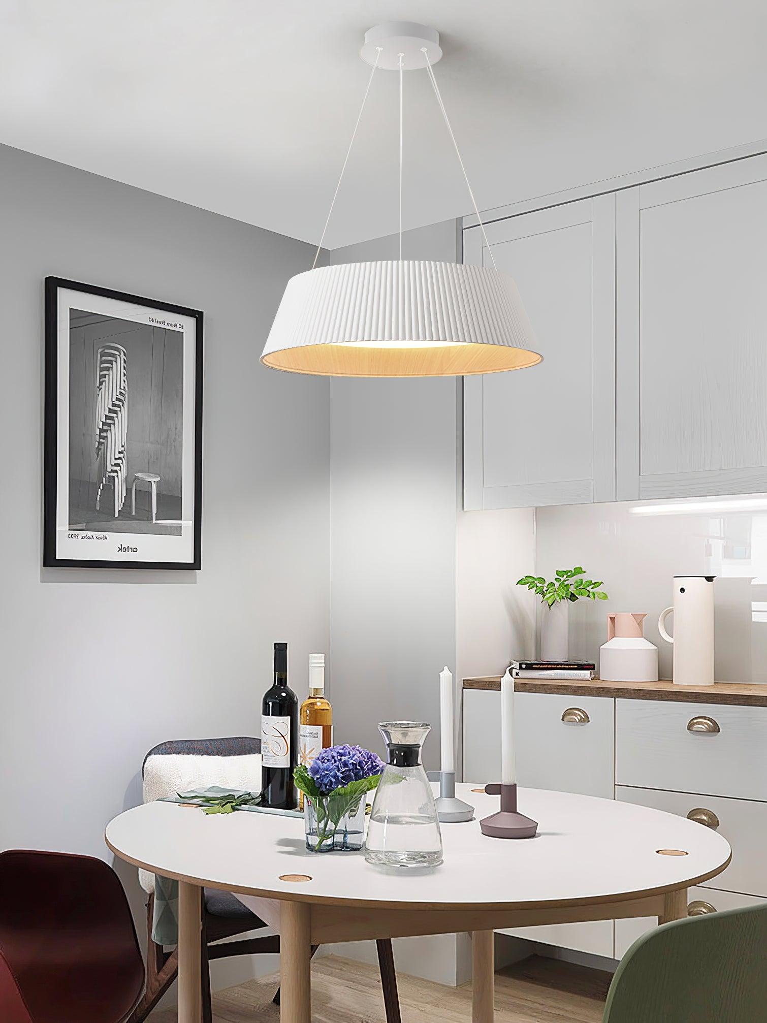 Modern Ribbed Pendant Light - Blowlighting