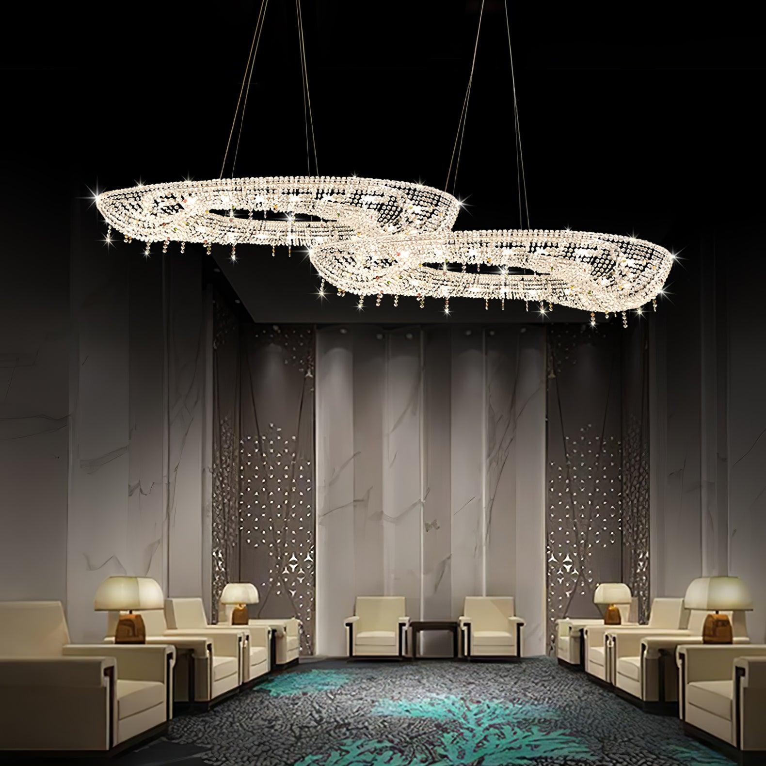 Aeliora Embellished Crystal Pendant Light - Blowlighting